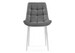Миниатюра фото стул челси велюр темно-серый / белый | 220svet.ru