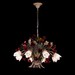 Миниатюра фото подвесная люстра lucia tucci fiori di rose 1760.8 | 220svet.ru