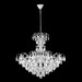 Миниатюра фото подвесная люстра crystal lux sevilia sp9 silver | 220svet.ru
