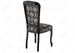 Миниатюра фото стул деревянный клето патина серебро / черный | 220svet.ru