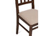 Миниатюра фото стул деревянный woodville мириел темный орех / сливочный раф 527066 | 220svet.ru
