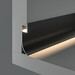 Миниатюра фото профиль плинтус для светодиодной ленты led strip alm-5314-b-2m | 220svet.ru