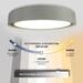 Миниатюра фото потолочный светодиодный светильник seven fires лагом 48203.40.72.77wt-gr | 220svet.ru