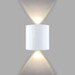 Миниатюра фото настенный светодиодный светильник imex cross il.0014.0001-2 wh | 220svet.ru