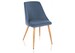Миниатюра фото стул morgan blue / wood | 220svet.ru
