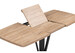 Миниатюра фото стол деревянный woodville хасаф дуб канзас / черный 528470 | 220svet.ru