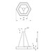 Миниатюра фото подвесной светодиодный cветильник geometria эра hexagon spo-123-b-40k-045 45вт 4000к черный б0050555 | 220svet.ru
