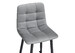 Миниатюра фото барный стул woodville чилли к темно-серый / черный 502079 | 220svet.ru