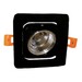 Миниатюра фото встраиваемый светодиодный светильник lumina deco fostis ldc 8064-7w bk | 220svet.ru