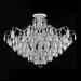 Миниатюра фото потолочная люстра crystal lux sevilia pl9 silver | 220svet.ru