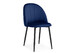 Миниатюра фото стул woodville логан синий / черный 542624 | 220svet.ru