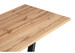 Миниатюра фото стол деревянный woodville мичиган лофт 25 мм дуб вотан / черный матовый 515300 | 220svet.ru