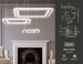 Миниатюра фото подвесной светодиодный светильник с пультом ambrella light fa4329 | 220svet.ru