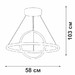 Миниатюра фото подвесной светодиодный светильник vitaluce v4676-0/2s | 220svet.ru