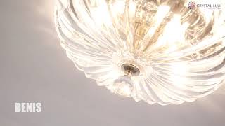 Миниатюра фото потолочный светильник crystal lux denis d400 gold | 220svet.ru