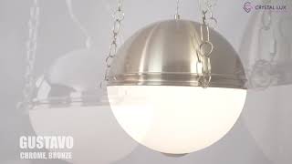 Миниатюра фото подвесной светильник crystal lux sp3 bronze | 220svet.ru