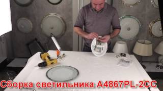 Миниатюра фото потолочный светильник arte lamp a4867pl-2cc | 220svet.ru